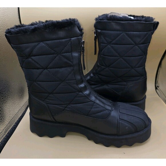 Aerosoles Solace Black Leather Ankle Booties 9M - Picture 4 of 9